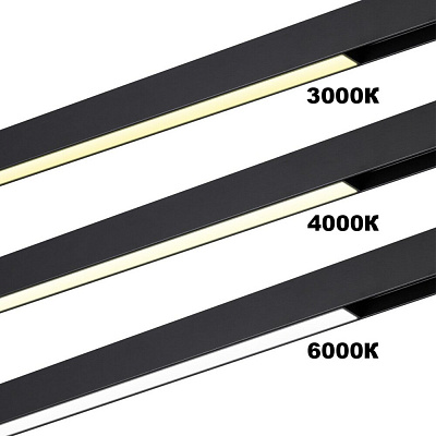 Трековый светильник Novotech Vector пульт ДУ/Tuya Smart Life IP20 LED 30W 3000-6000K 90-240V 359941 PORT NT25 210 черный