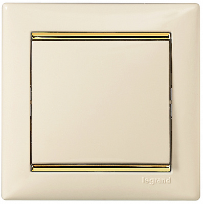Выключатель одноклавишный бежевый Legrand Valena Classic 774301
