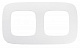 Рамка на 2 поста белая универсальная Legrand Valena Alure 754302