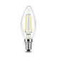 Лампа Gauss Filament Свеча 9W 710lm 4100К Е14 LED 103801209