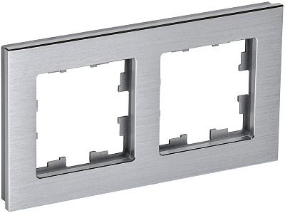 Рамка на 2 поста IEK Brite РУ-2-1-БрА BR-M22-M-K47