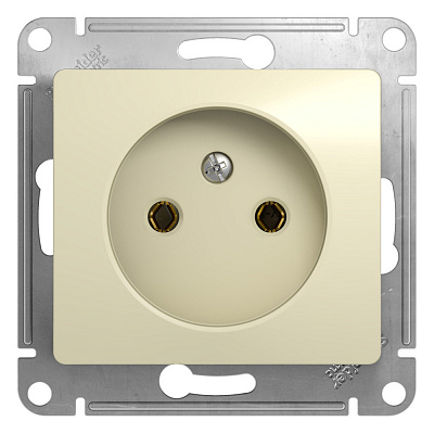 Розетка  бежевая SE Glossa GSL000241