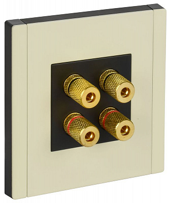 Аудиорозетка 4-местная IEK FORTE&PIANO FP839M FP-S40-M-K41 металл серый сланец