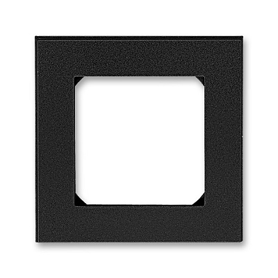 Рамка на 1 пост ABB Levit антрацит/дымчатый черный 2CHH015010A6063