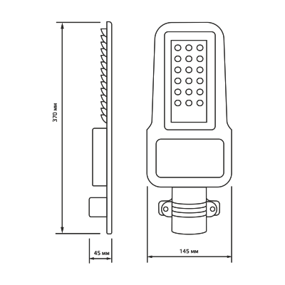 Светильник уличный Gauss Qplus  629535330