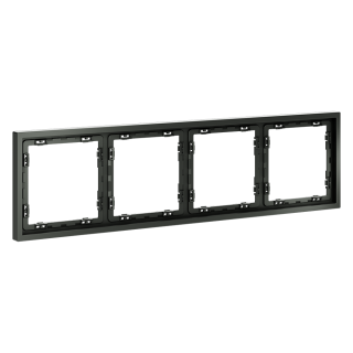 Рамка пластиковая на 4 поста VOLTUM VLS100406 S70 титан