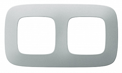 Рамка на 2 поста универсальная алюминий Legrand Valena Alure 754392