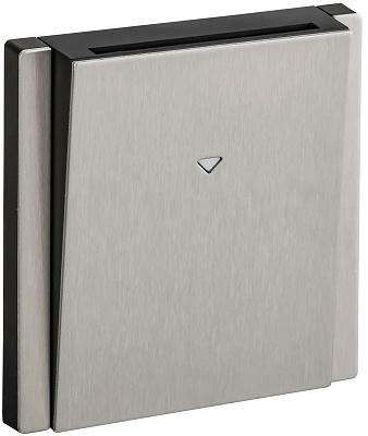 Выключатель карточный 30А IEK FORTE&PIANO FP743M FP-V11-0-10-1-M-K50 металл никель