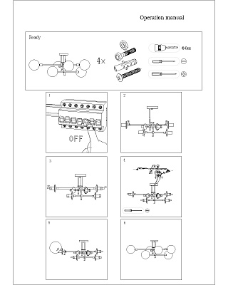 Потолочная люстра Kink Light Киара 07604-8 E14