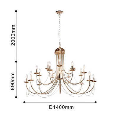 Подвесная люстра Plini F-Promo 2591-20P