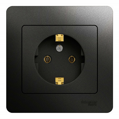 Розетка SE Blanca антрацит GSL000742