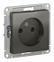 Розетка SE AtlasDesign сталь ATN000941