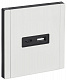 Розетка USB A+C 3,1А IEK FORTE&PIANO FP250M FP-U22-D31-M-K01 металл белый