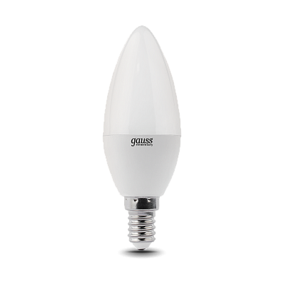 Лампа Gauss Elementary Свеча 8W 540lm 4100K Е14 LED 33128