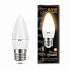 Лампа Gauss Свеча 6.5W 520lm 3000К E27 LED 103102107 (10 шт)