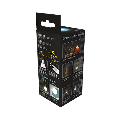 Лампа Gauss A60 7W 470lm 4100K E27 с Li-Ion аккумулятором LED 102402207 (10 шт)