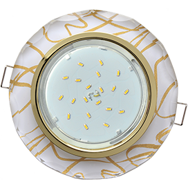 Встраиваемый светильник Ecola Glass GX53 FG53RCECH