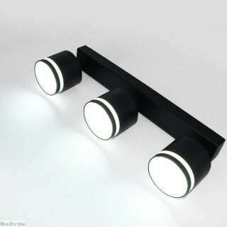 Спот на основании General GWL-3GX53-M-IP20 Тройной Черный Башня 661724