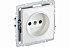 Розетка IEK Brite РС10-1-0-БрБ белый BR-R10-10-K01
