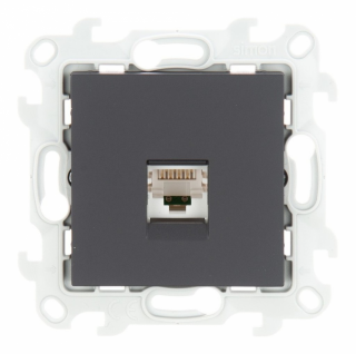 Розетка RJ45 кат,5е графит Simon 24 2410598-038