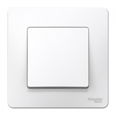 Выключатель одноклавишный SE Blanca белый BLNVS006101