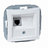 Розетка RJ11 белая SE Duet WDE000181