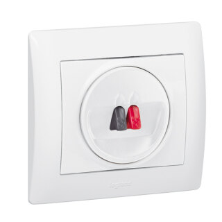Накладка на аудиорозетку белая Legrand Galea Life 771000