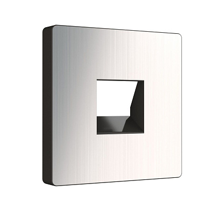 Накладка для RJ45 и RJ11 глянцевый никель Werkel WL02-RJ-CP 134759