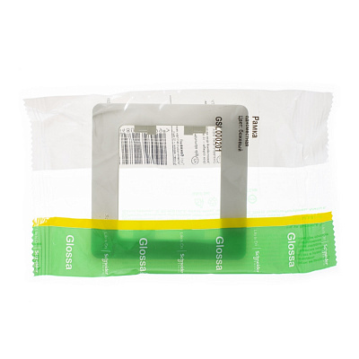 Рамка для розетки на 1 пост бежевая SE Glossa GSL000201