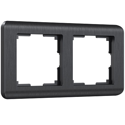 Рамка на 2 поста Werkel Stream W0022104 графит a051267