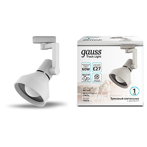 Светильник трековый однофазный Gauss TR014