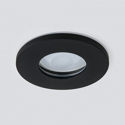 Встраиваемый светильник Elektrostandard 125 MR16 черный матовый a053360