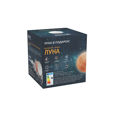 Настольная лампа Gauss 3D Луна c увлажнителем воздуха LED NN004