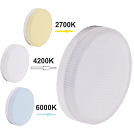 Лампа светодиодная Ecola Tablet Premium GX53 7W с изменяемой цв.темп. (2700/4200/6000K) T5CT70ELC