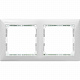Рамка для розетки на 2 поста белая Legrand Valena Classic 774462