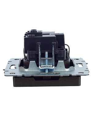 Розетка с заземлением и защитными шторками IEK Brite РС14-1-0-БрТБ бронза BR-R14-16-K45