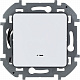 Выключатель одноклавишный с подсветкой белый Legrand Inspiria 673610