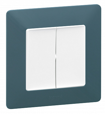 Переключатель двухклавишный Legrand Valena 752028