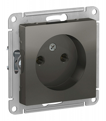 Розетка SE AtlasDesign сталь ATN000941