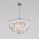 Подвесная люстра Eurosvet Elegante 10130/8 хром/прозрачный хрусталь Strotskis a060642