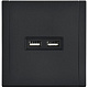 Розетка USB A+A 3,1А IEK FORTE&PIANO FP149M FP-U21-D31-M-K02 металл черный