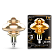Лампа Gauss Filament BD160 8W 330lm 2400К Е27 LED 162802008 (15 шт)