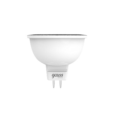 Упаковка светодиодных ламп 5 шт Gauss Basic MR16 6,5W 480lm 4100K GU5.3 LED 1013527