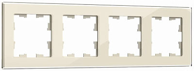 Рамка на 4 поста IEK Brite РУ-4-2-БрВа BR-M42-G-K10