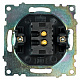 Розетка USB 2-местная (механизм), STEKKER Катрин GLS10-7115-05, 250B, 2,1А, черный