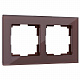 Рамка на 2 поста Werkel Favorit W0021118 мокко a051098
