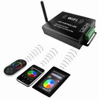 Котроллер Lightstar Master WiFi+ RC LED RGB 12V/24V max 4A*3CH 410904