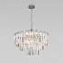 Подвесная люстра Eurosvet Elegante 10130/8 хром/прозрачный хрусталь Strotskis a060642
