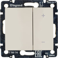Диммер кнопочный слоновая кость Legrand Valena Classic 774174
