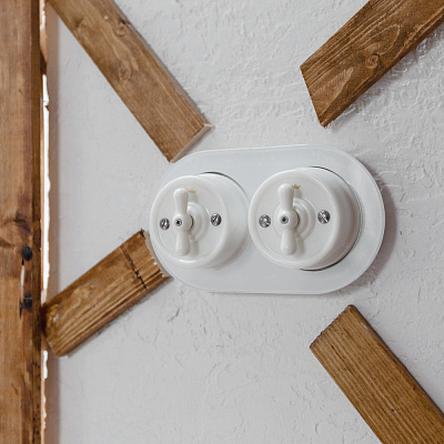 Переключатель одноклавишный Werkel W5612001 белый a051317